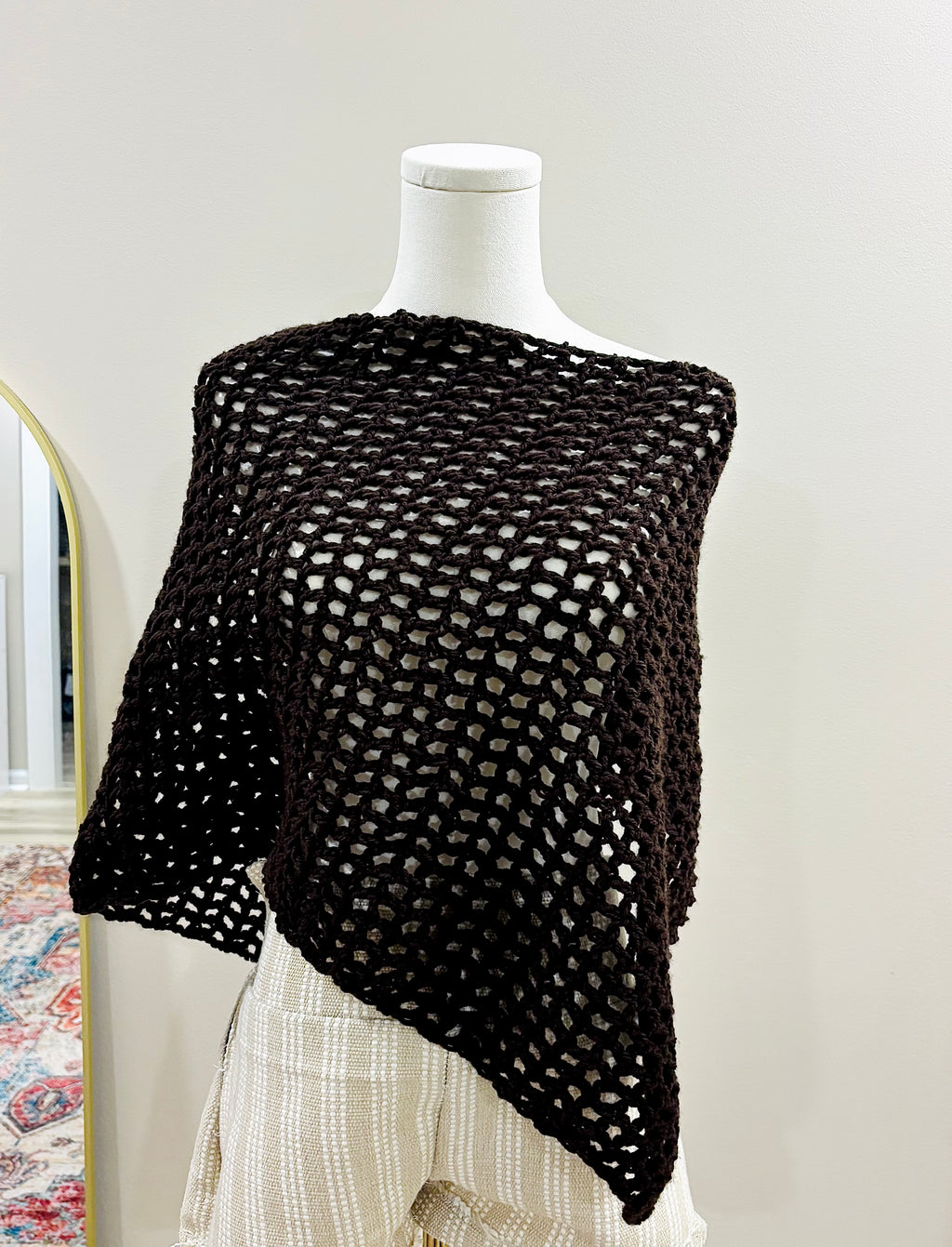 The Layla - Mesh Poncho Crochet Kit