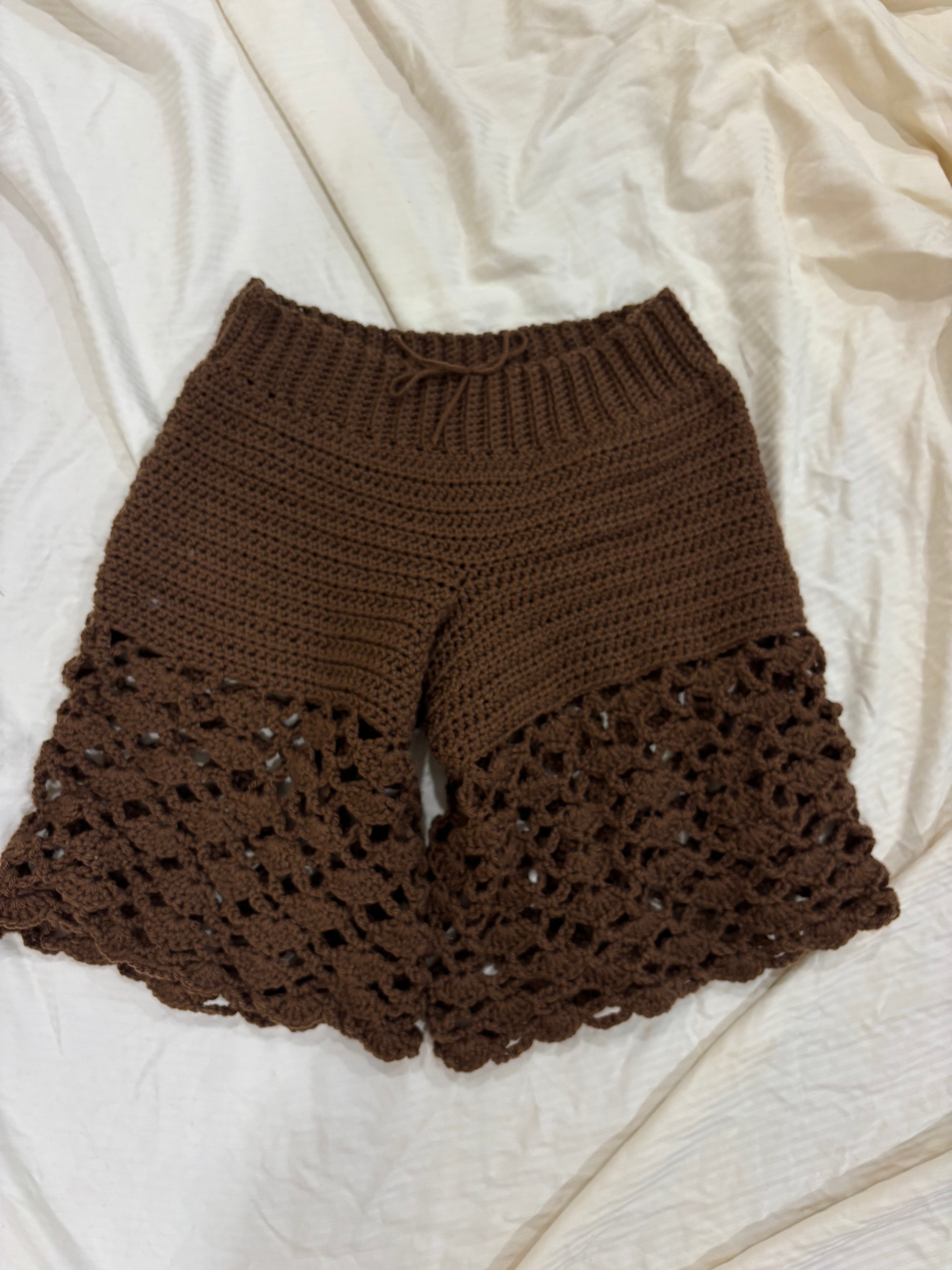 Shell Stitch Board Shorts Crochet Pattern